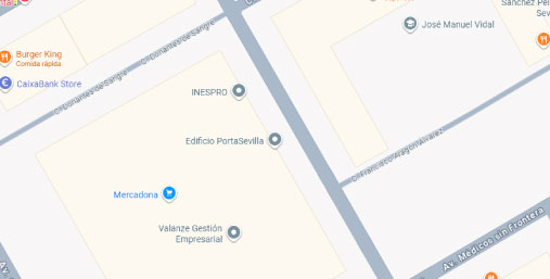 Ubicación de Pilates Proyecta Studio en Sevilla Este